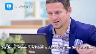 U Webinar  Bessere OnlinePräsentationen amp Webinare [upl. by Tommie]