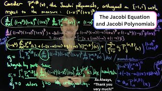 The Jacobi Differential Equation and Jacobi Polynomials [upl. by Iliam642]