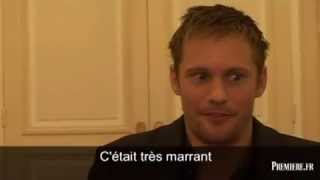 Alexander Skarsgård Interview with PremiereFRance  True Blood 2 Premiere  Paris 2009 [upl. by Sema]