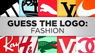 Fashion Logo Quiz 2021  Guess the Clothing Brand [upl. by Asiat508]