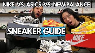 THE ULTIMATE 2024 SNEAKER GUIDE  NIKES VS ASICS VS NEW BALANCE  SNEAKER COMPARISON  MUST WATCH [upl. by Frederica431]