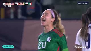 Mexico 2nd Goal vs USA  Mexico vs USA Femenil [upl. by Aihsoek188]