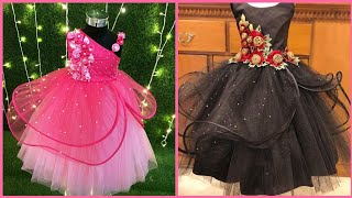 Beautiful fancy net frock baby frock designs [upl. by Cowey264]