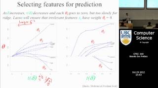 undergraduate machine learning 21 L1 regularization and the lasso [upl. by Hapte103]