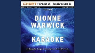 Do You Know the Way to San Jose Karaoke Version In the Style of Dionne Warwick [upl. by Auqemahs]