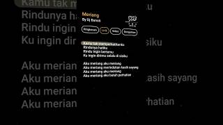 lirik aku meriang lirik lagu lyrics akumeriang djbuncit KS viralvideo [upl. by Ivana]