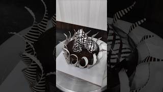 Simple chocolate cake decoration ideas chocolatecake shorts youtubeshorts viralvideo trending [upl. by Madancy]