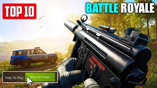 Top 10 FREETOPLAY Battle Royale Games For PC 2024🔥 [upl. by Marasco846]