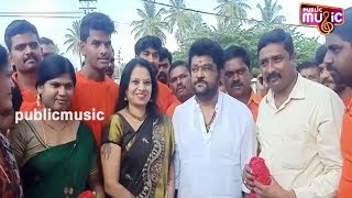 Actor Jaggesh Arrives At The Blind Singers House Opening Ceremony  Tumakuru [upl. by Ahsyek369]