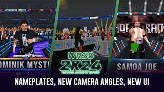 WR3D 2K24 THE FINAL DANCE  NAMEPLATES NEW CAMERA ANGLES NEW UI AND MORE [upl. by Faustena679]