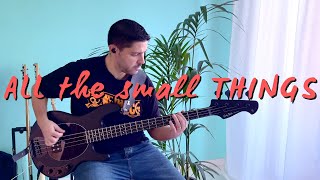 Blink182  All the small things  Bass Cover [upl. by Kirima]