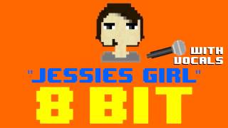 Jessies Girl w Vocals 8 Bit Remix Cover Version Tribute to Rick Springfield  8 Bit Universe [upl. by Ymereg]