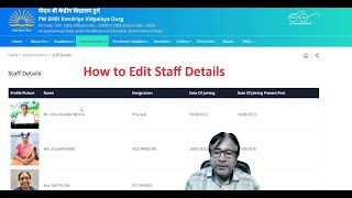 How to Update Staff Details in new KV Website and Submit for Review and Getting Audit Report [upl. by Notyad]