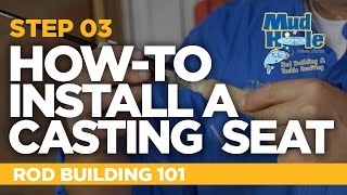 HowTo Install A Casting Reel Seat  Rod Building 101 [upl. by Westney]