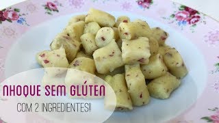 NHOQUE DE BATATA DOCE SEM GLÚTEN com 2 ingredientes [upl. by Marty]