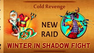 Shadow Fight 2 Cold Revenge Event Review Beating Freeze Junior Raid in SANTA CLAUSE MASK [upl. by Cappello]