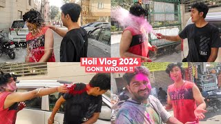 Holi Vlog 2024  Gone Wrong  🥲 [upl. by Dleifyar778]