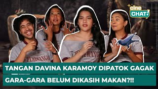 DAVINA KARAMOY DIKIRA MAKANAN SAMA BURUNG GAGAK  CineChat Film Perewangan [upl. by Namreh]