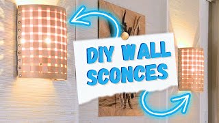 How To Make A Wall Lamp [upl. by Ycniuqal]