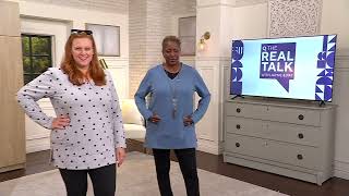 Cuddl Duds Comfortwear Tunic Legging Lounge Set on QVC [upl. by Par36]