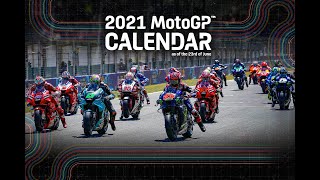 Updated 2021 MotoGP Calendar as of 230621 [upl. by Grayson]