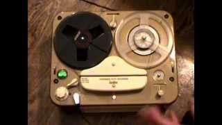 Tandberg model 2T reeltoreel tape recorder [upl. by Mercola795]