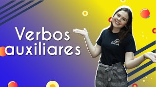 Verbos auxiliares  Brasil Escola [upl. by Kcirdnekel]