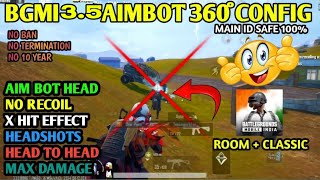 BGMI 35 WHITE BODY AIMBOT CONFIG FILE  BGMI 35 NO RECOIL OBB  BGMI NO RECOIL NO GRASS SAFE [upl. by Tyre961]