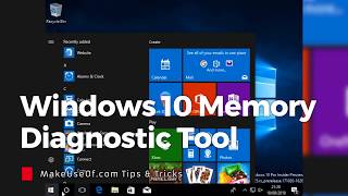 How to Check Your PC RAM With Windows 10 Memory Diagnostic Tool [upl. by Tracee]