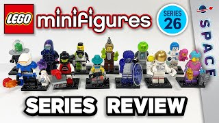 LEGO Space Minifigures Series 26 Review [upl. by Ymma]