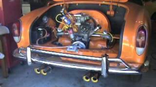 1971 Volkswagen Karmann Ghia Engine Start [upl. by Haziza]