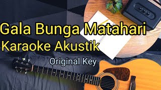 Gala Bunga Matahari  Sal Priadi Karaoke Akustik [upl. by Anaig63]