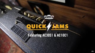 VOX Quick Jam AC30S1 and AC10C1 [upl. by Neyrb]