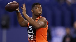 Jameis Winston Florida State QB 2015 NFL Combine highlights [upl. by Conal]