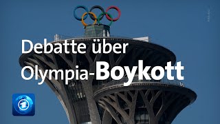 Debatte über Boykott der Olympischen Spiele in Peking auch in Deutschland [upl. by Fayette]