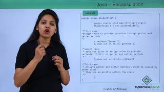 Java  Encapsulation [upl. by Church]