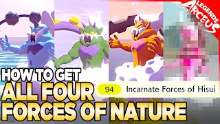 How to Get Enamorus amp Other 3 Forces of Nature in Pokemon Legends Arceus [upl. by Lodmilla]