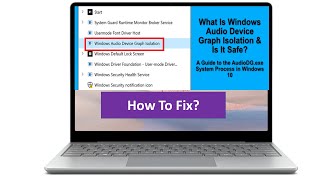 Fix Windows Audio Device Graph Isolation Fix High CPU Usage [upl. by Charles]