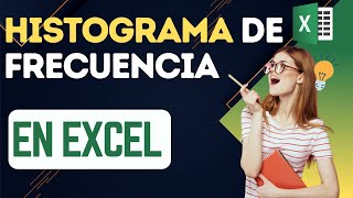 Cómo hacer un histograma de frecuencia en Excel  ¡Rápido y Fácil [upl. by Tocci]