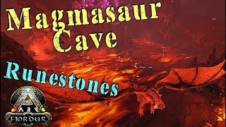 Fjordur  Magmasaur Cave amp Three Runestones  Ep39  Ark Survival Evolved [upl. by Yankee264]