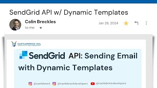 Send Email with Twilio SendGrid API Dynamic Templates in Java C Nodejs PHP Python Go Ruby [upl. by Emie]