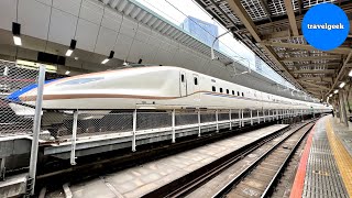 Riding Japans First Class HighSpeed Train Shinkansen from Tokyo to Nagano [upl. by Ursulette]