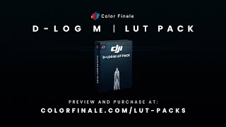 2in1 DLog M LUTs for DJI action cameras by Color Finale [upl. by Kumar]