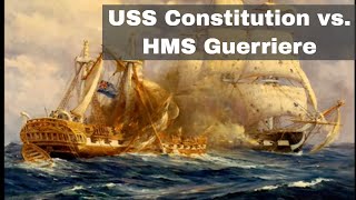 19th August 1812 USS Constitution earns the nickname Old Ironsides after defeating HMS Guerriere [upl. by Saimerej32]