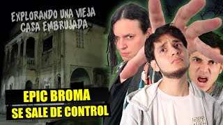 BROMA A TOP MANIASEXPLORANDO UNA CASA EMBRUJADA FT TATTOXTREMESIENDOTROLL 🔴 [upl. by Aynwad]