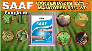 SAAF Fungicide CARBENDAZIM 12  MANCOZEB 63 WP  UPL Saaf  Full Details  tamilagrotech [upl. by Herminia437]