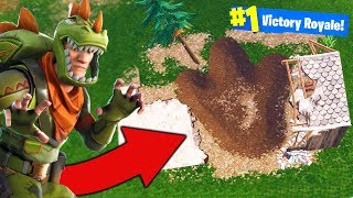 WHAT MONSTER DID THIS  Secret Stuff  Fortnite Battle Royale [upl. by Amsirahc]