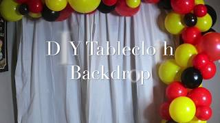 TABLECLOTH BACKDROP [upl. by Goddord202]