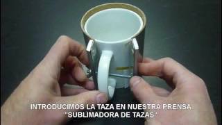 SUBLIMADORA DE TAZAS MANUAL SIN MAQUINAS COSTOSAS [upl. by Eilesor]