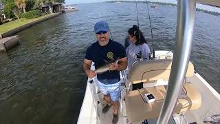 Lake Conroe Fishing Trip for Springtime Catfish [upl. by Harli]